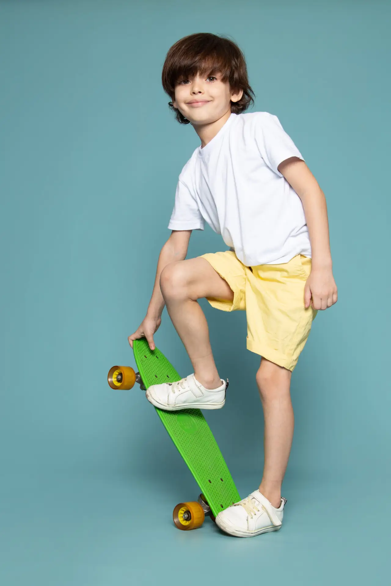 yellow cotton shorts manufactured by jgr enterprises for kids