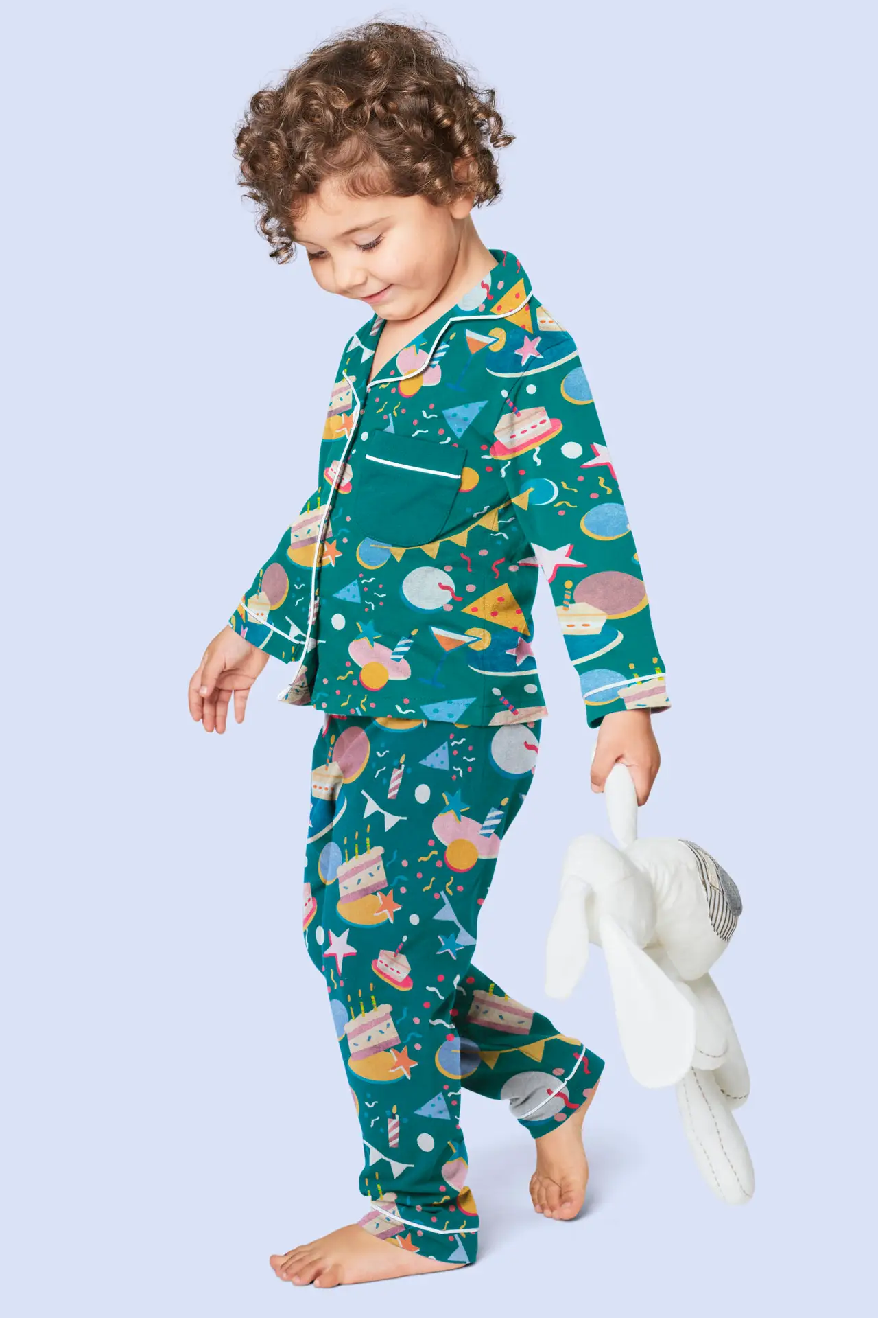 all over printed cotton nightsuit for kids manufactured by jgr enterprises