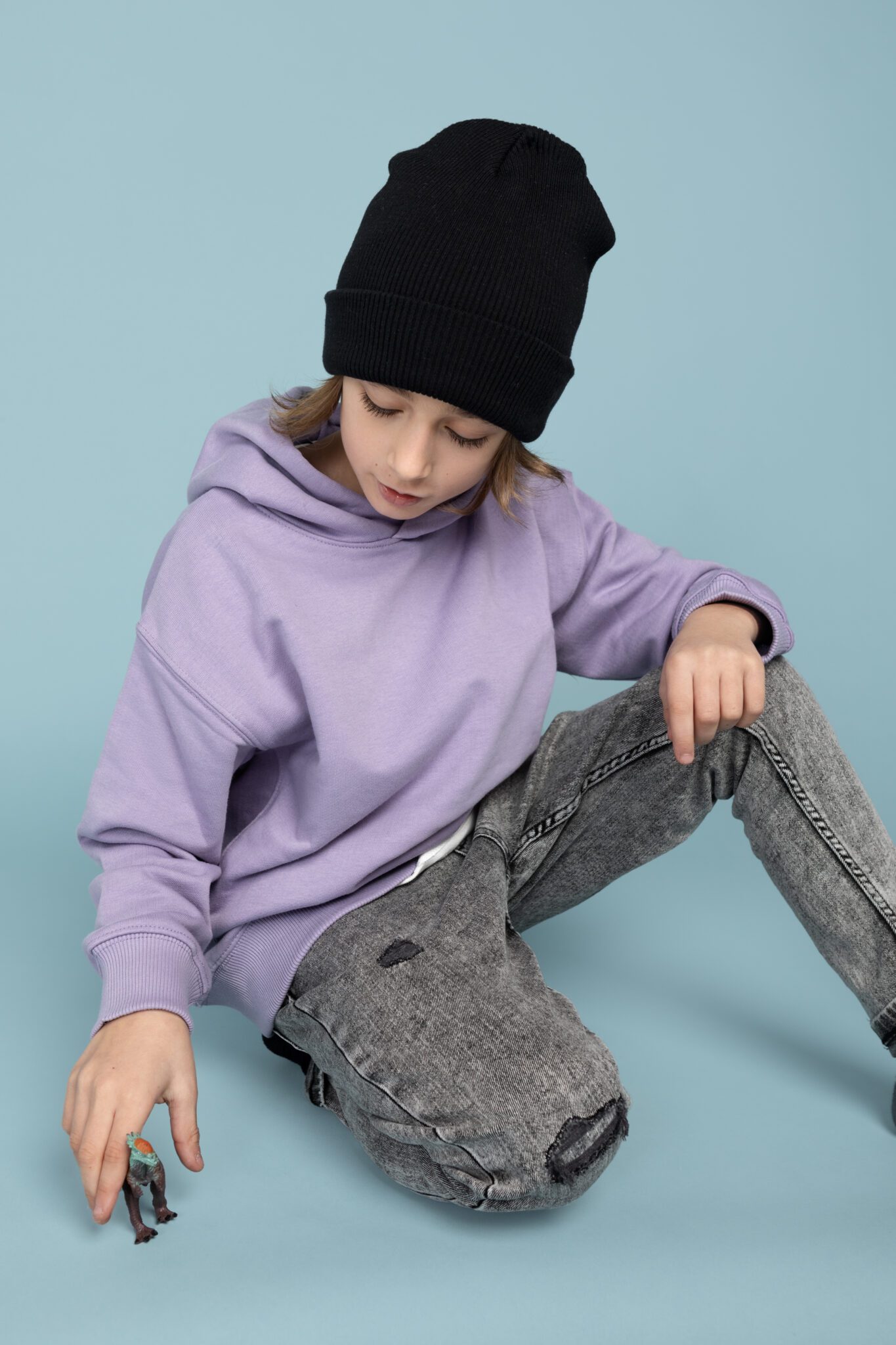 lavender cotton fleece hoodie manufactured by jgr enterprises for kids